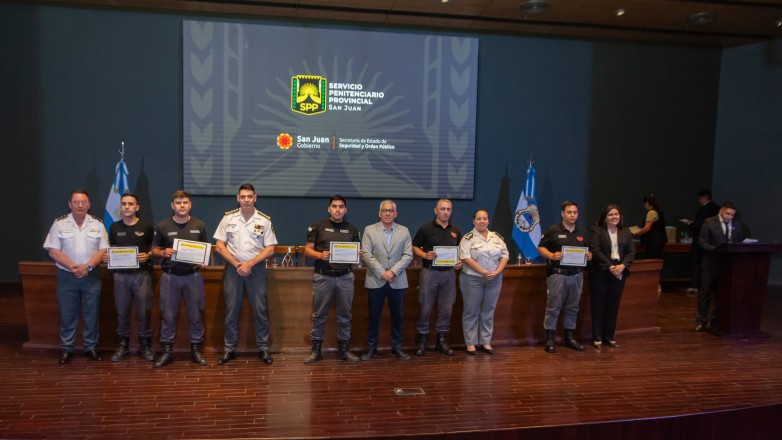 Efectivos penitenciarios concluyeron el primer Curso de Seguridad Integral