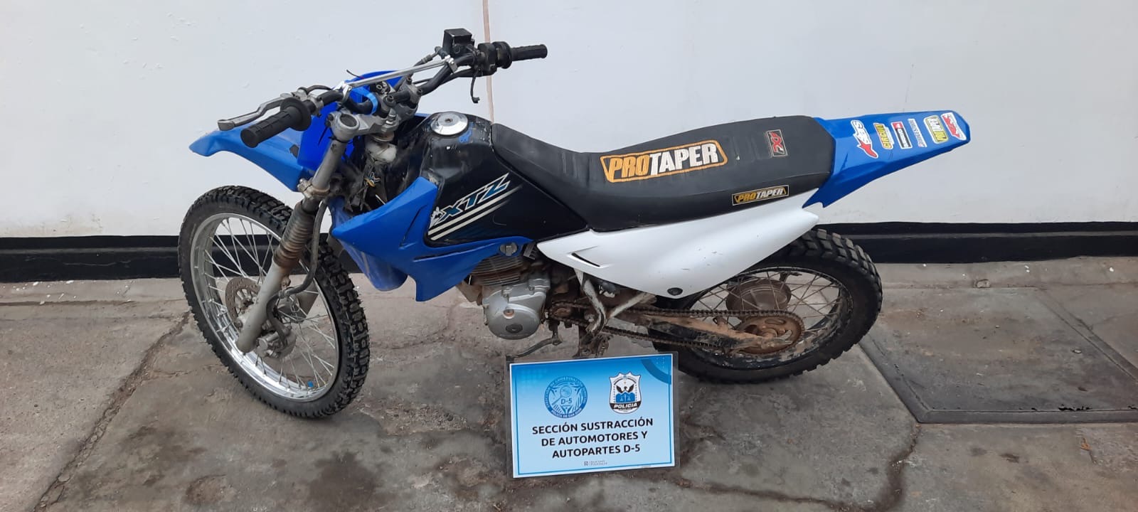 Golpe al robo de vehículos: recuperan dos motocicletas