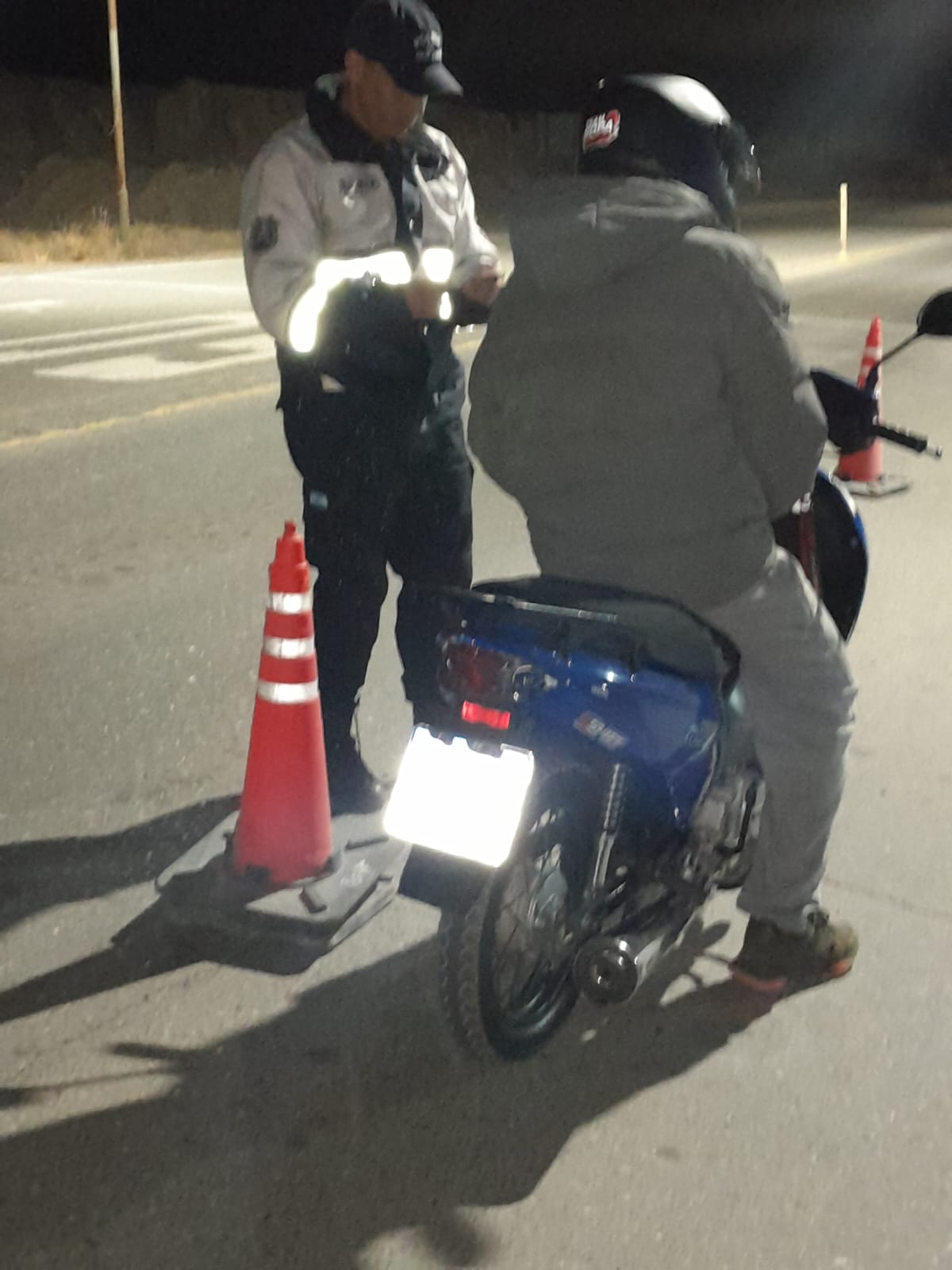 Secuestran en Sarmiento una motocicleta robada en el 2014