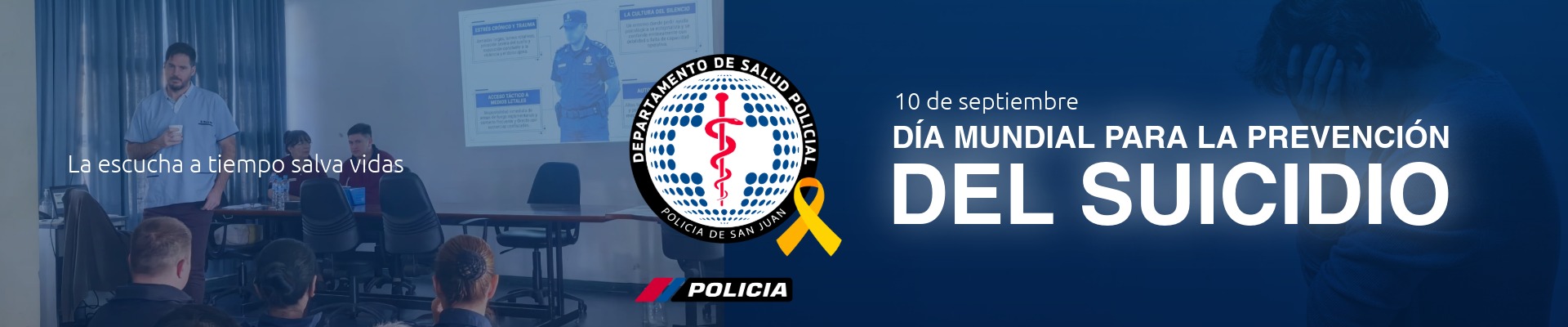 DÍA MUNDIAL DE LA PREVENCIÓN DEL SUICIDIO: ABORDAJE INTEGRAL, CAPACITACIÓN Y CANALES DE CONTENCIÓN EN LA POLICÍA DE SAN JUAN