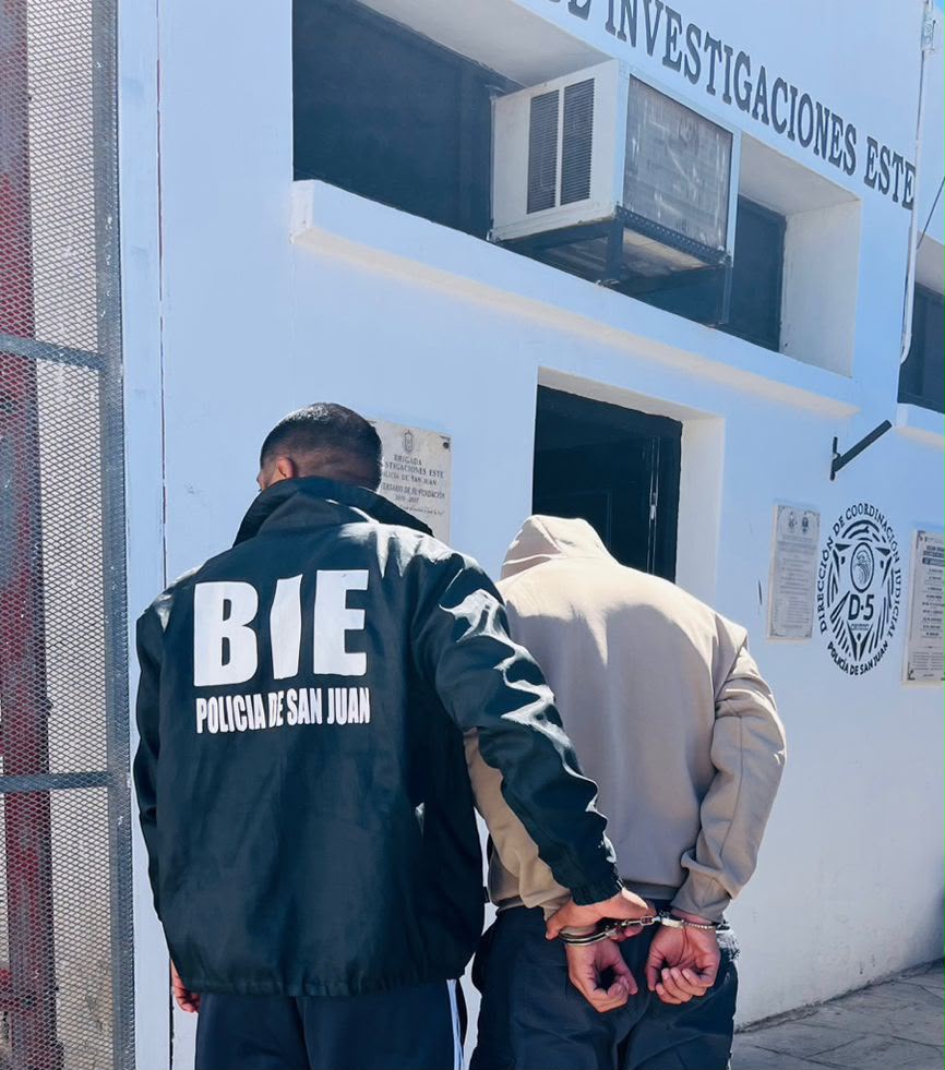 Capturaron a un hombre conocido en el ambiente delictivo en Caucete